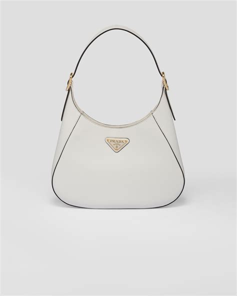 white prada bah|prada clutches and evening bags.